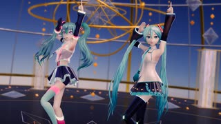 【2024年ＭＭＤ秋祭り】 碧彩式V3ミクさんと碧彩おもち式 オリジナルサイバーミクさんで『Satisfaction』【sdPBR】