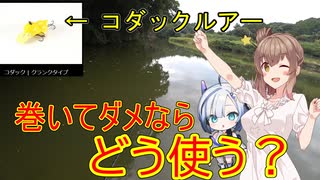 【水面爆発！】コダックでブラックバス狙い！【バスアングラーささらちゃん！】シリーズ#1