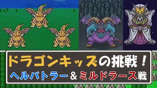 SFC版ドラクエ5　ドラゴンキッズの挑戦！　ヘルバトラー＆ミルドラース戦