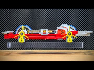 着地の衝撃を回転エネルギーに変換する