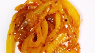 中華パプリカイエロー（お弁当のスキマを埋めるもう一品）