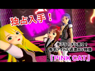 独占入手！　手ブラ！チラ見せ！有名アイドル過激MV映像『PiNK CAT』