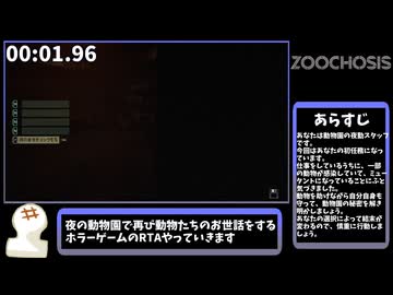 【Zoochosis】動物Gルート GoodEnd RTA 10:57【PATCH 14】