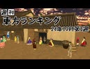 週刊東方ランキング　24年10月第3週