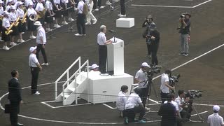 ずいぶん短くなった令和の甲子園 開会の挨拶【第106回全国高等学校野球選手権大会〜夏の甲子園 2024年8月7日】