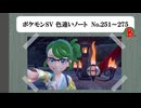 【#ポケモンSV】色違いノート No.251～275【アルバム】