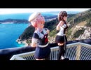 【MMD艦これ】配布ステージにお立ち台（つかさ式春雨、時雨）