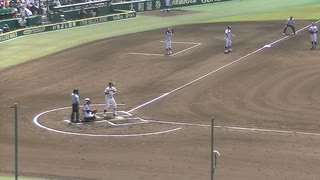 滋賀学園4番の岡田 幸大くんが２点タイムリーヒット【甲子園2024 有田工 対 滋賀学園 2024年8月7日】