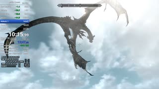 【Skyrim】メインクエストAny%RTA 21分54秒 (LRT)