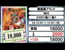 《デュエマ買取相場/18枚》10月29日～10月30日《200円以上騰落》#デュエルマスターズ