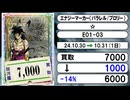 《DBSFW買取相場/2枚》10月30日～10月31日《200円以上騰落》#ドラゴンボールスーパーカードゲーム フュージョンワールド
