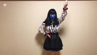 【顔面青塗り地雷系】この前選挙の日だったからGO！GO！選挙踊ってみた