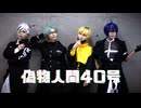 【コスプレ】高小白藍で 偽物人間40号 踊ってみた【あたたかくなる】