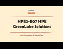 HPE GreenLake Solutions HPE2-B07 Study Questions