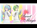【MMD】Tda式改変GUMI、ミクで『スイートマジック』