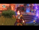 原神　雷電将軍＆千織＆ナヒーダでデイリー任務#２７８＆地脈の花