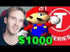[Hobo Bros]T-seriesを止めるためにPewDiePieモチーフのマリオハックに1000ドル払った[改造マリオ64]
