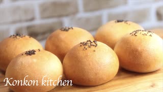 【あんぱん】捏ねない！米粉のあんぱんの作り方