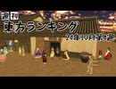 週刊東方ランキング　24年10月第4週