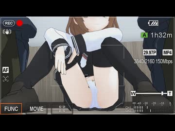 【MMD艦これ】雷「ある日の学校・おまけ」体操座りのスケベ【紳士向け】