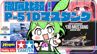 【比較レビュー】正義の銀翼を手に入れろ！　タミヤ・ハセガワ1/72P-51Dマスタング【傑作戦闘機】