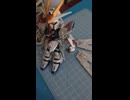 Mighty Strike Freedom Gundam　SDCSプラモデル、ガンダムマーカー乾燥待ち。 #shortvideo#shorts #animation #ガンダムマーカー #ガンダム
