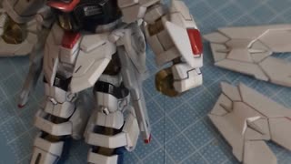 Mighty Strike Freedom Gundam　SDCSプラモデル、ガンダムマーカー乾燥待ち。 #shortvideo#shorts #animation #ガンダムマーカー #ガンダム
