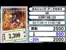 《デュエマ買取相場/33枚》11月04日～11月05日《200円以上騰落》#デュエルマスターズ