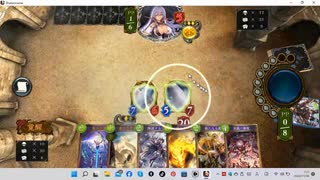 【シャドウバース／女性カード中心／独自ルール・ハイランダー】No.1853 アンリミ版・エタホドラゴン【ソロプレー・対ＡＩ戦{イザベル-チェスウィッチ／ＣＤＢ}／１試合】