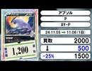 《ポケカ買取相場/168枚》11月05日～11月06日《200円以上騰落》#ポケモンカードゲーム