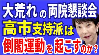 大荒れの両院懇談会 高市派は倒閣運動を起こすのか？！ R6／11／06①