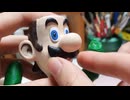 【スーパーマリオ】粘土でルイージを作ってみた!!!
