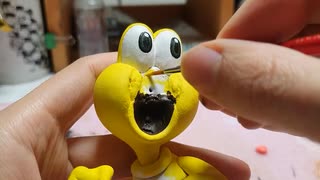 【スーパーマリオ】粘土でノコノコを作ってみた!!!