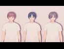 【第4回MMD廃】高校生と社会人のオリキャラ三つ子男子（VRoid変換自作モデル）でドーナツホール【MMDオリキャラ】