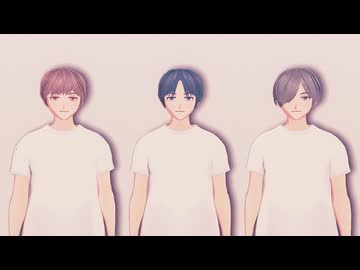 【第4回MMD廃】高校生と社会人のオリキャラ三つ子男子（VRoid変換自作モデル）でドーナツホール【MMDオリキャラ】