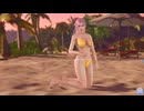 【DoaXvv/エリーゼ】ポーズ:膝立ち・振り向き/水着:フェンネル