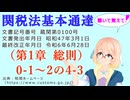 聴いて覚えて！　関税法基本通達（第1章 総則）0-1　～　2の4-3　 を『VOICEROID2 桜乃そら』さんが　音読します（最終改正年月日　令和6年6月28日　バージョン）