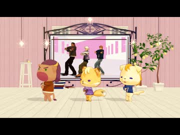 イガクを折り紙ロックハイに踊ってもらった