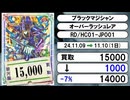 《ラッシュ買取相場/18枚》11月09日～11月10日《200円以上騰落》#遊戯王ラッシュデュエル