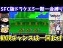 【SFC版ドラクエ5】一期一会縛りでクリアを目指す（part1）！スーパーファミコン【レトロゲームゆっくり実況】