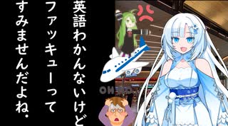 海外旅行で挨拶代わりにファ〇キューをかます雪さん