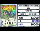 《DBSFW買取相場/1枚》11月12日～11月13日《200円以上騰落》#ドラゴンボールスーパーカードゲーム フュージョンワールド