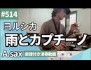 ヨルシカ「雨とカプチーノ」をアルトサックスで演奏 楽譜 コード 付き演奏動画