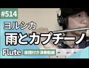 ヨルシカ「雨とカプチーノ」をフルートで演奏 楽譜 コード 付き演奏動画