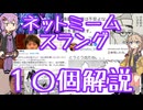 今さら人に聞けないネットのネタ解説その11【結月ゆかり×春日部つむぎ】