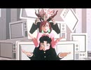 【ECHO】オカルン/タボルンとモモちゃんに踊ってもらった【MMDダンダダン/ダンダダンMMD】
