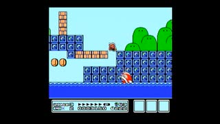【実況】へっぽこアベルのマリオのゲームをプレイ（スーパーマリオブラザーズ3）ワールド3-3