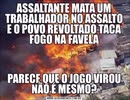 assaltante mata um trabalhador no assalto e o povo revoltado taca fogo na favela