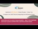 Updated ACP-Cloud1 Exam Dumps - Help You Prepare for ACP Cloud Computing Certification Exam