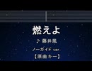 カラオケ♬ 燃えよ - 藤井 風 【ガイドメロディなし】 インスト, 歌詞